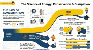 Conservation and dissipation of energy